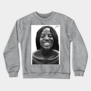 O Sorriso da preta Crewneck Sweatshirt